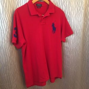 Ralph Lauren Custom fit Red Polo Shirt